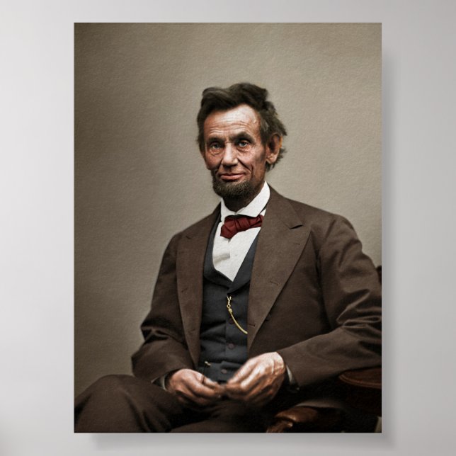 Poster Presidente Abraham Lincoln (Frente)