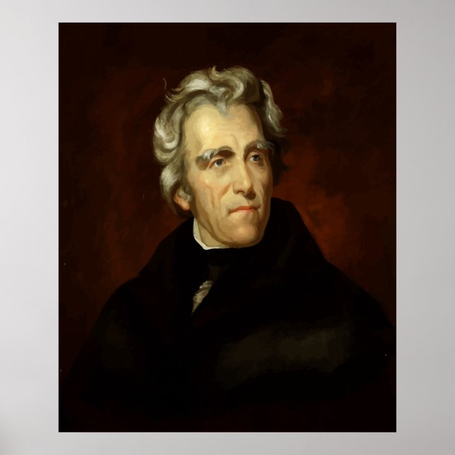 Póster Presidente Andrew Jackson (Frente)