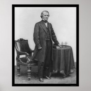 Poster Presidente Andrew Johnson 1867