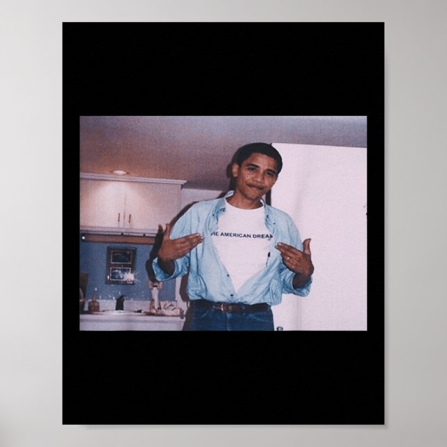 Poster Presidente Barack Hussein Obama (Frente)