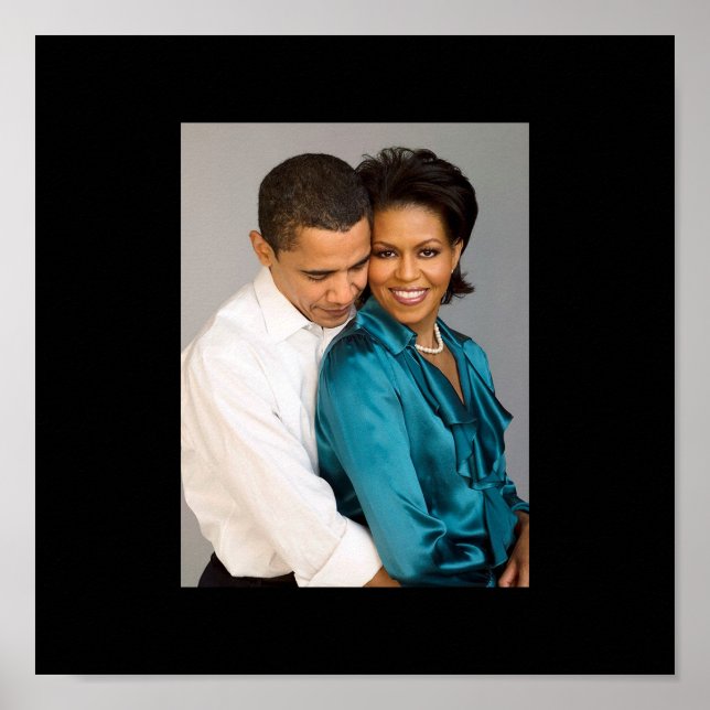 PÓSTER PRESIDENTE BARACK & MICHELLE OBAMA (Frente)