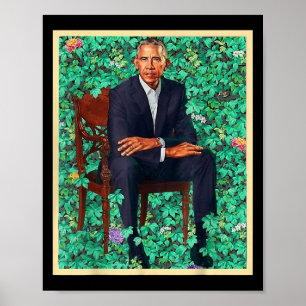 Poster Presidente Barack Obama 2028 Retrato Patriótico De