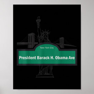 Poster Presidente Barack Obama Ave.