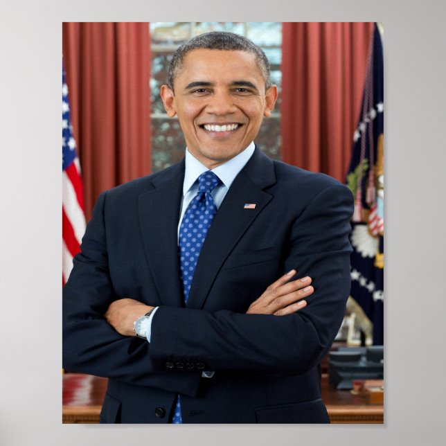 Poster Presidente Barack Obama Retrato (Frente)