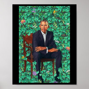 Poster Presidente Barack Obama Retrato Camisa
