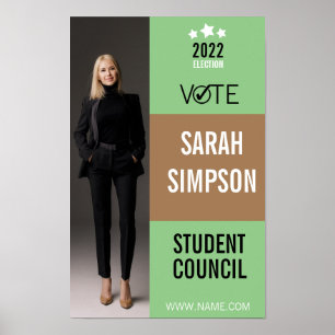 Poster presidente da classe poster, conselho estudantil
