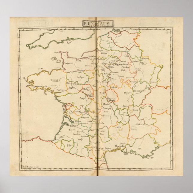 Póster Presidente da França (Frente)