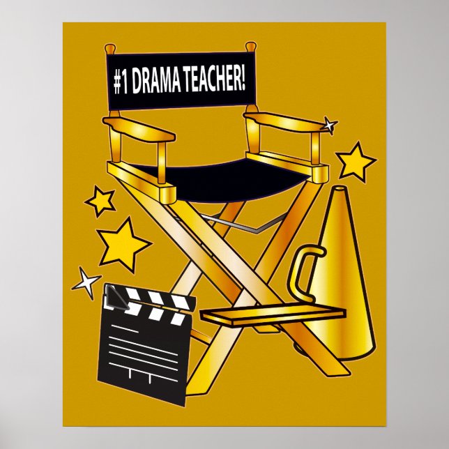 Poster Presidente do Diretor: Professor de Drama Número U (Frente)