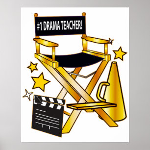 Poster Presidente do Diretor: Professor de Drama Número U