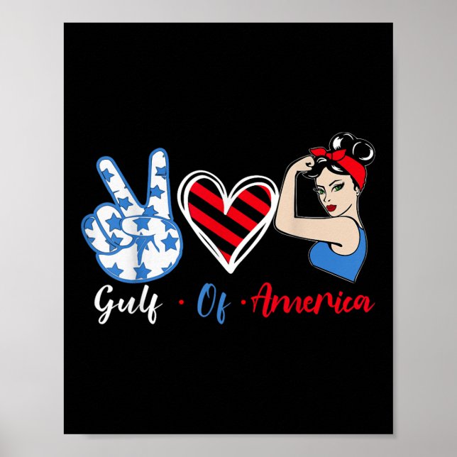 Poster Presidente Do Golfo Dos Eua Trump 2025 _7 (Frente)