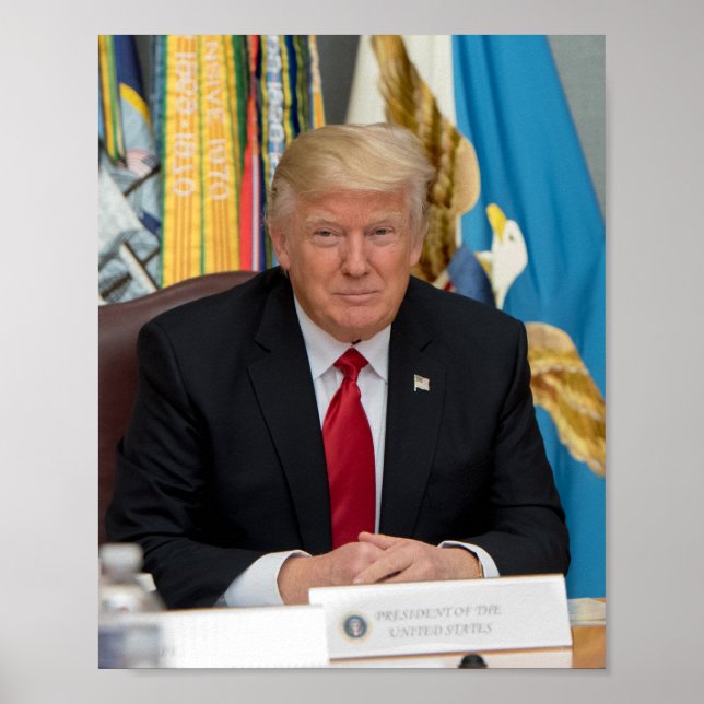 Póster Presidente Donald Trump (Frente)