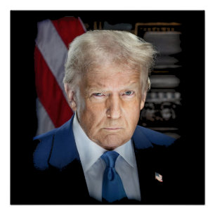 Póster Presidente Donald Trump 45 47 EUA Patriota