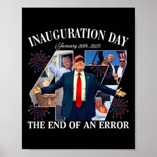 Poster Presidente Donald Trump Dia de Inauguração 2025 (e