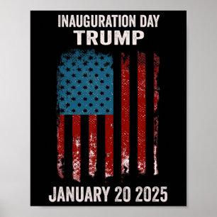 Poster Presidente Donald Trump Dia de Posse 2025 2