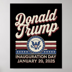 Poster Presidente Donald Trump Inauguração 2025