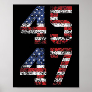 Poster Presidente Donald Trump Inauguração Dia 2025