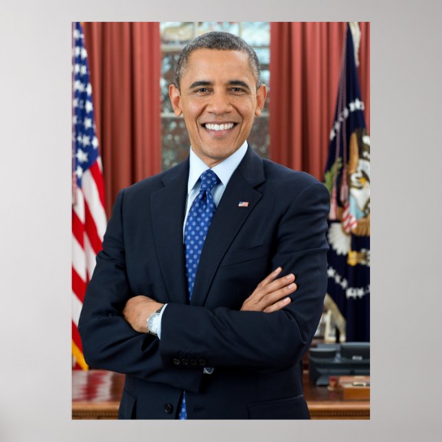Poster Presidente dos EUA Barack Obama (Frente)