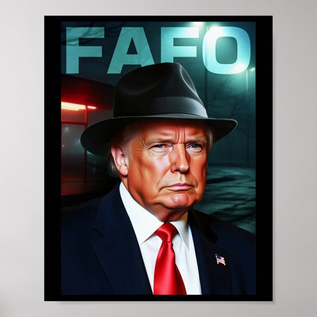 Poster Presidente dos EUA Fafo  (Frente)