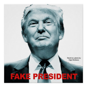 Póster Presidente falsificado (trunfo)