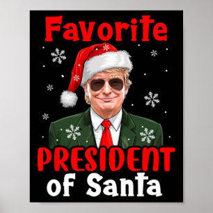 Poster Presidente Favorito De Papais noeis Xmas Trump Org
