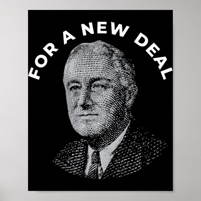 Poster Presidente Fdr Franklin Roosevelt Novo  (Frente)