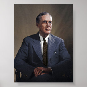 Poster Presidente Franklin D. Roosevelt