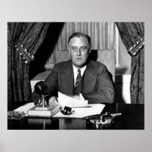 Poster Presidente Franklin Roosevelt