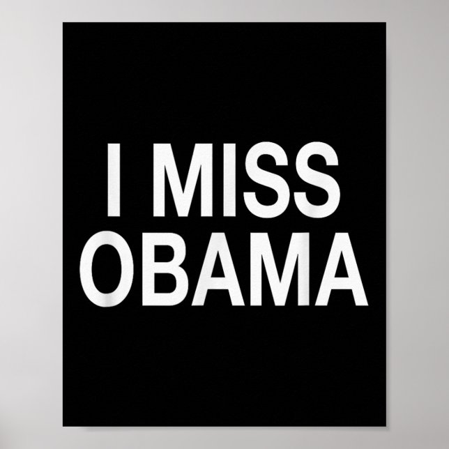 Poster Presidente I Miss Obama (Frente)