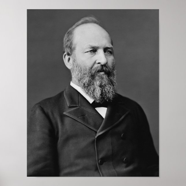 Poster Presidente James Garfield (Frente)