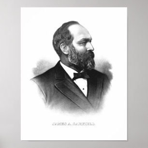 Poster Presidente James Garfield