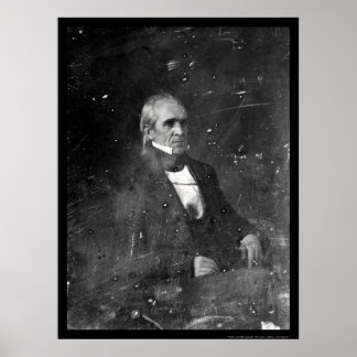 Poster Presidente James Polk Daguerreótipo 1849
