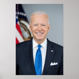 Poster Presidente Joe Biden Jornal 2021 Retrato pequeno
