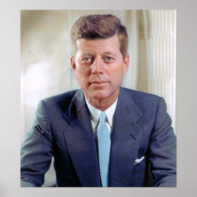 Póster Presidente John Fitzgerald Kennedy (Frente)
