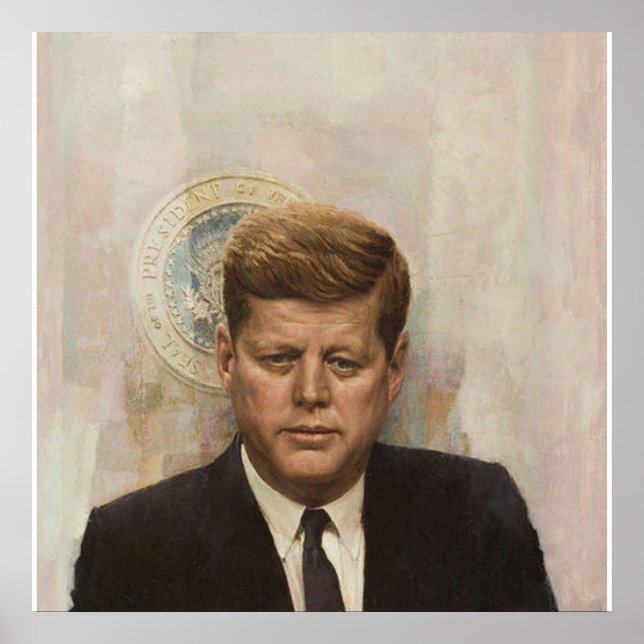 Póster Presidente John Fitzgerald Kennedy (Frente)