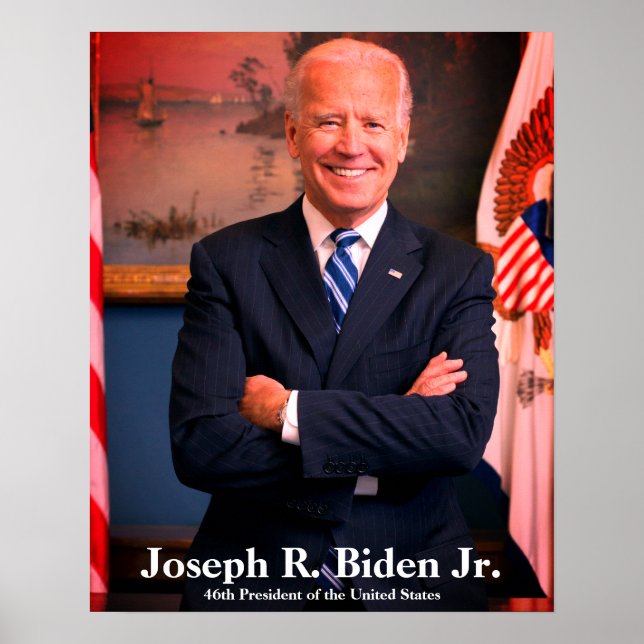 Poster Presidente Joseph 'Joe' Biden, 46º POTUS (Frente)