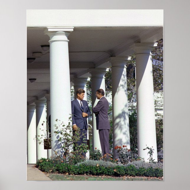 Poster Presidente Kennedy e Robert McNamara (Frente)