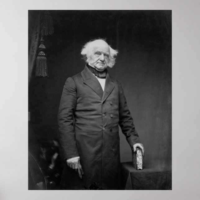 Póster Presidente Martin Van Buren (Frente)
