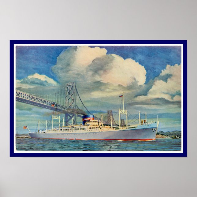 Poster Presidente SS Hoover (Frente)