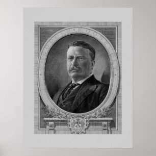 Póster Presidente Theodore Roosevelt