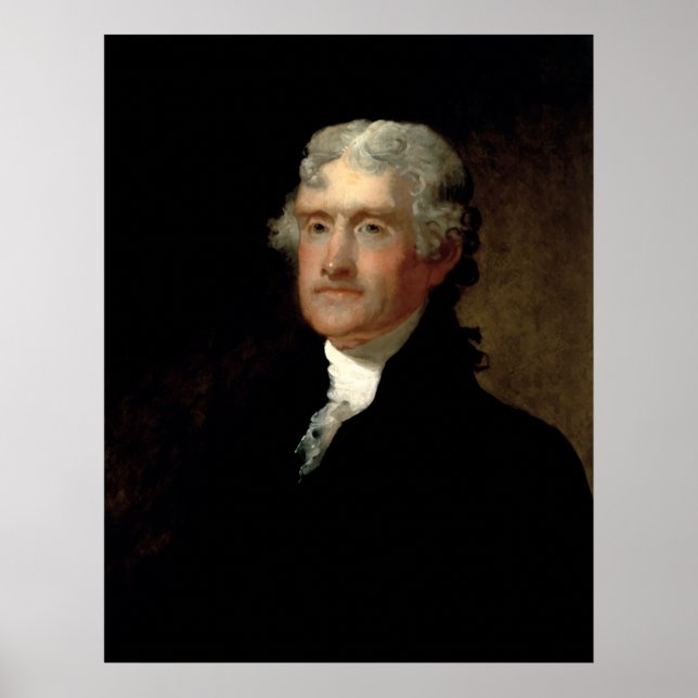 Póster Presidente Thomas Jefferson (Frente)