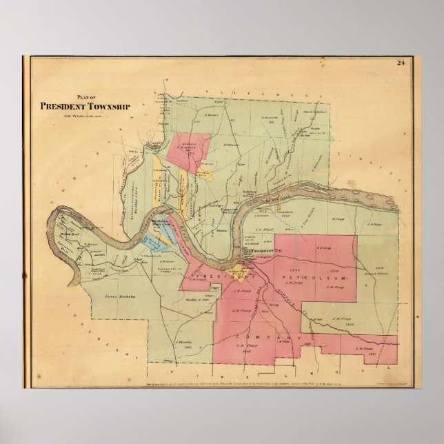Póster Presidente Township (Frente)
