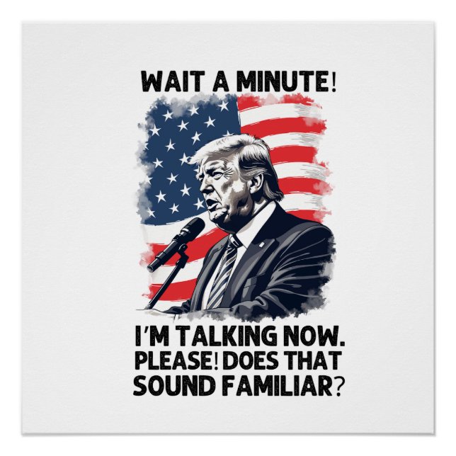 Póster Presidente Trump 2024 (Frente)