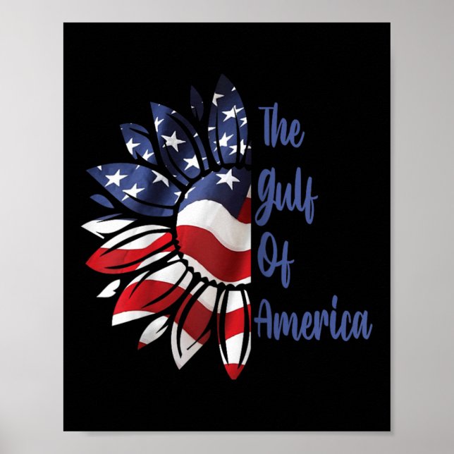Poster Presidente Trump 2025 Raglan Ba Do Golfo Da Améric (Frente)