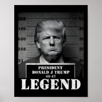 Presidente Trump Legend Mugshot