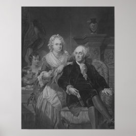 Póster Presidente Washington Em Casa