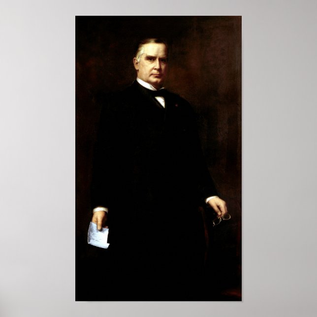 Poster Presidente William McKinley Painting (Frente)