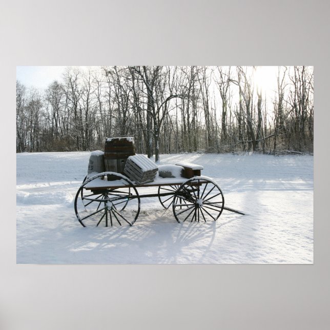 Póster Preso na neve (Frente)