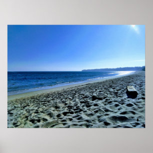 Poster Preso na praia de Malibu