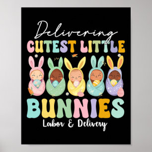 Poster Prestação De Mão De Obra E De Entrega Dos Bunnies
