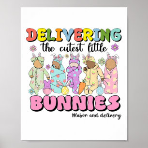 Poster Prestação De Mão De Obra E De Entrega Dos Bunnies 